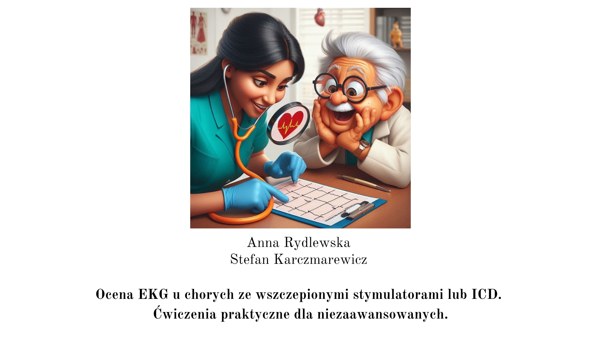 Anna Rydlewska, Stefan Karczmarewicz: Ocena EKG u chorych ze wszczepionymi stymulatorami. Ćwiczenia praktyczne dla niezaawansowanych. E-book